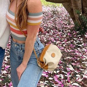 Vintage Gucci Monogram Crossbody Purse